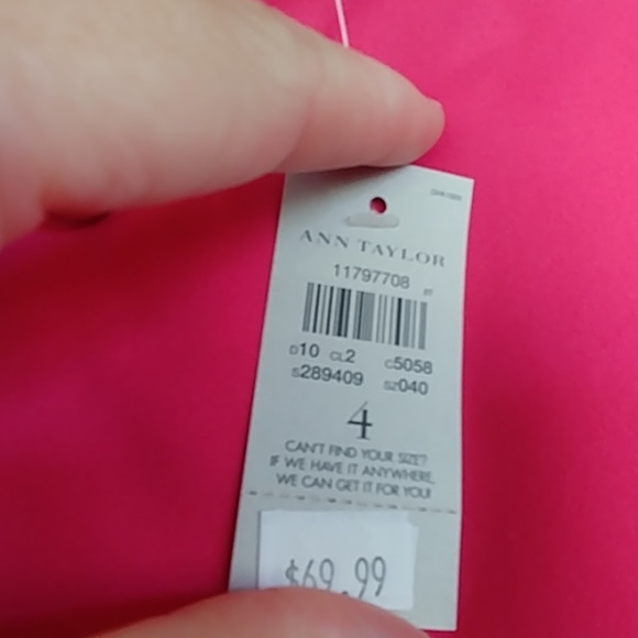 NWT...Ann Taylor Colorblock Dress - Picture 2 of 4
